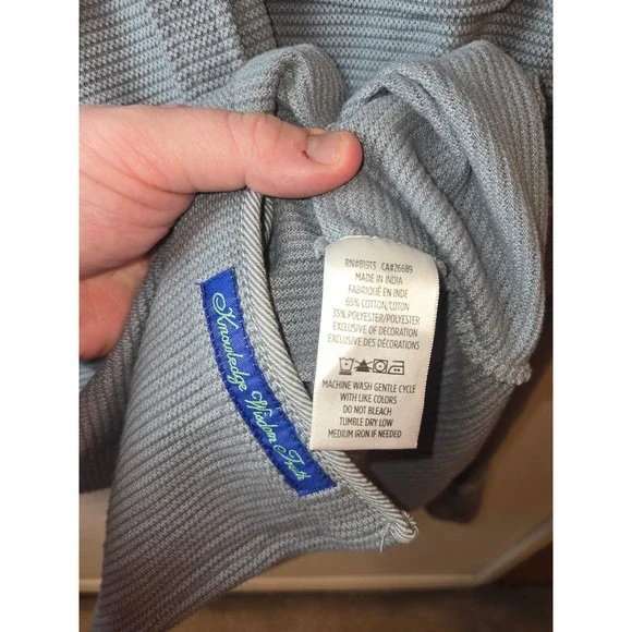 Robert Graham Brunner 2 Classic Fit Slate Blue Textured Long Sleeve 3XL - Picture 5 of 5